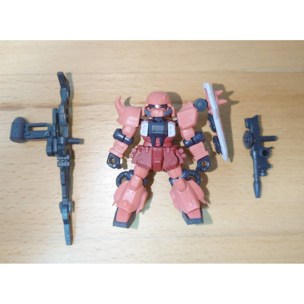 (已組) MOBILE SUIT ENSEMBLE 重裝x重奏 18 紅薩克勇士 + 專屬武裝-細節圖2