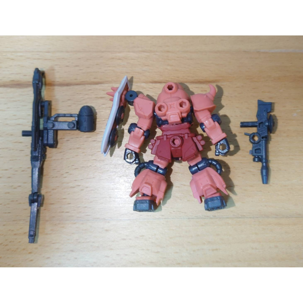 (已組) MOBILE SUIT ENSEMBLE 重裝x重奏 18 紅薩克勇士 + 專屬武裝-細節圖3