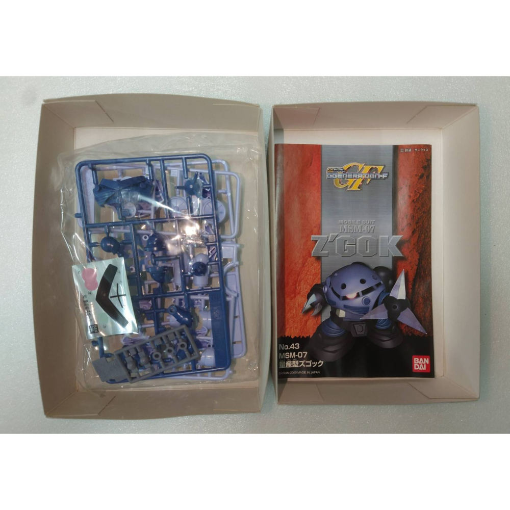 (未組) BB戰士 SD鋼彈 G世代 No.43 量產型 藍色 茲寇克 MSM-07 Z＇GOK-細節圖2