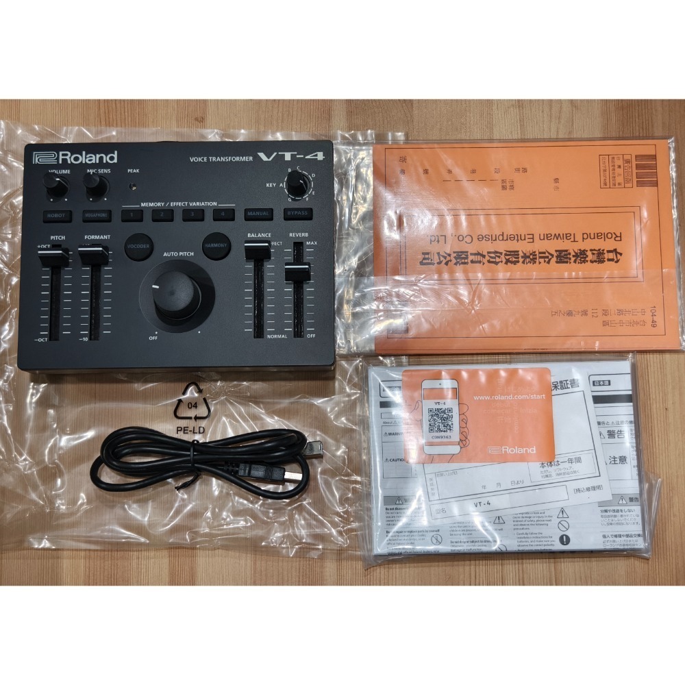 <​極新 台灣快速出貨> Roland VT-4 專業人聲變聲效果器 盒裝配件全 歌手實況VTuber神器 台灣公司貨-細節圖2