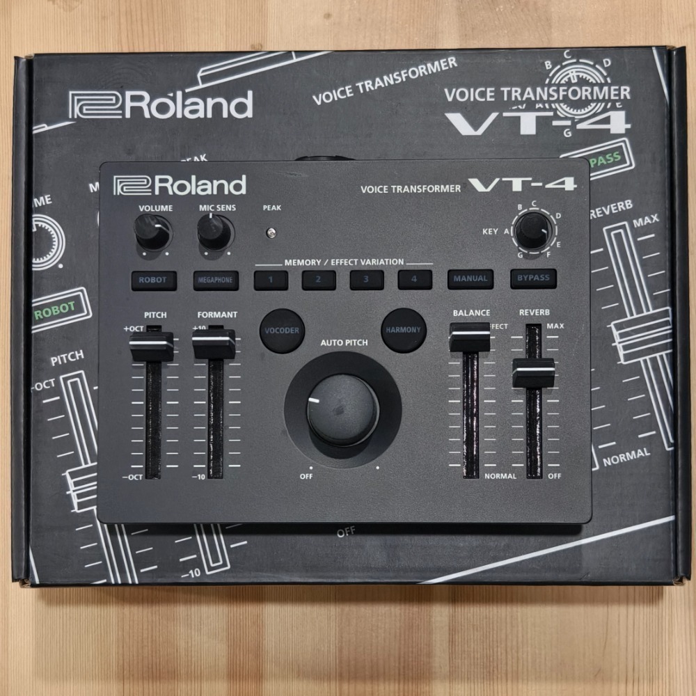 <​極新 台灣快速出貨> Roland VT-4 專業人聲變聲效果器 盒裝配件全 歌手實況VTuber神器 台灣公司貨-細節圖3