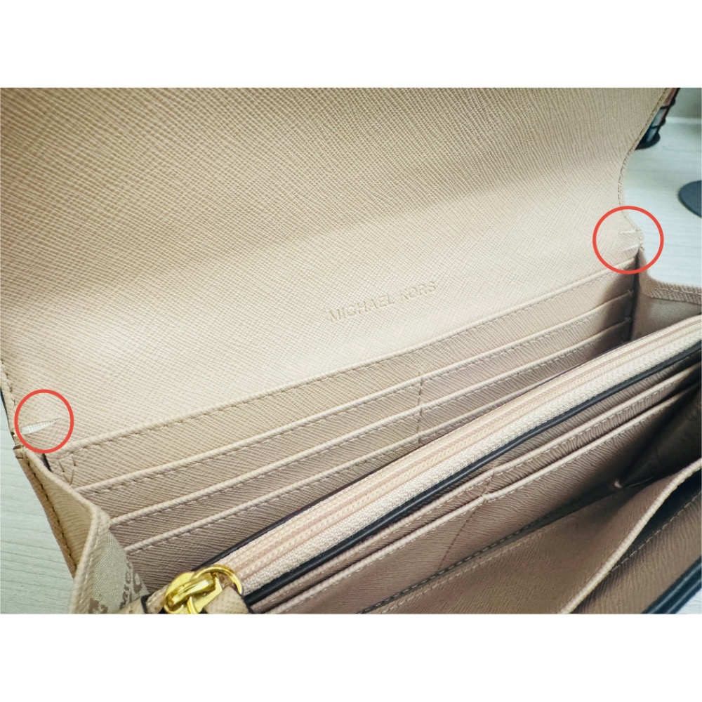 【MICHAEL KORS】MK 長夾 裸粉色-細節圖4