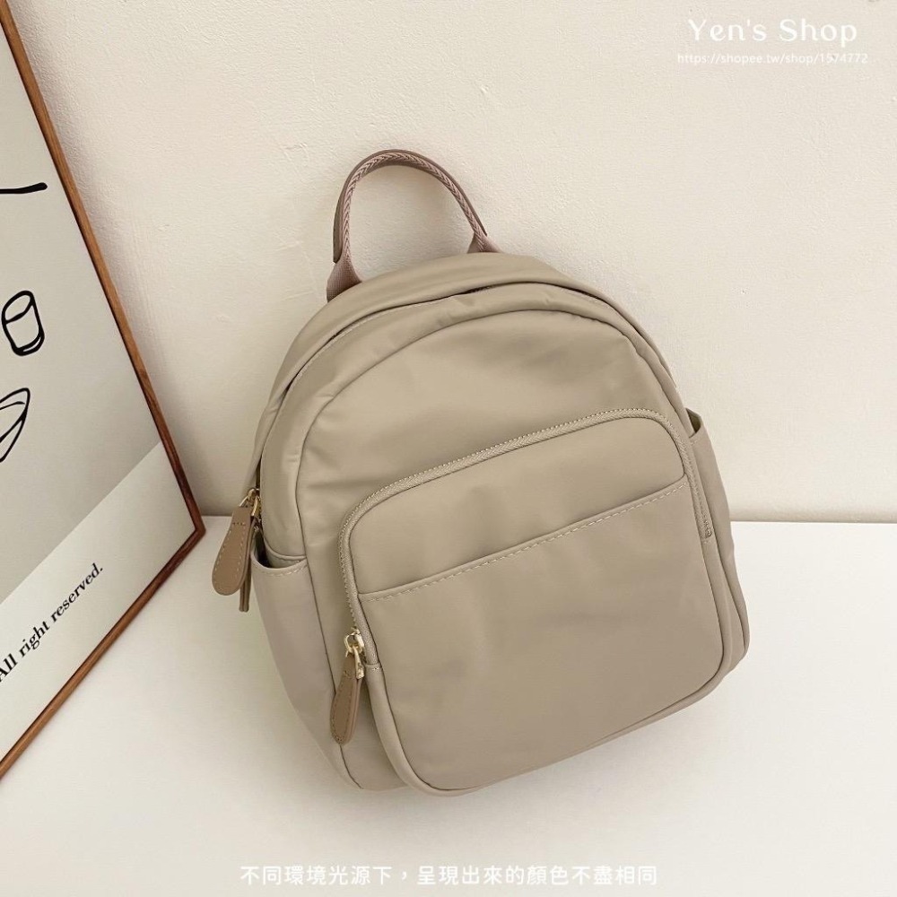 現貨🔥加大版尼龍迷你後背包｜防潑水輕便旅行包｜日常後背包｜通勤必備 mini bag-細節圖2