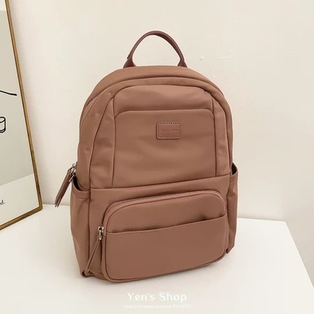 現貨🔥品牌標誌防潑水減壓後背包｜雙拉鍊設計｜13 吋筆電 / 10.9 吋平板｜通勤必備-細節圖3