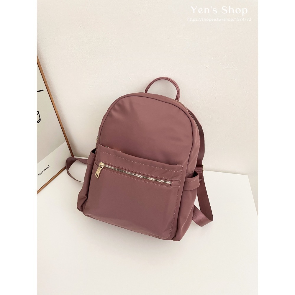 現貨🔥多隔層防潑水尼龍後背包｜可放A4｜耐用大容量｜日常通勤必備-細節圖3