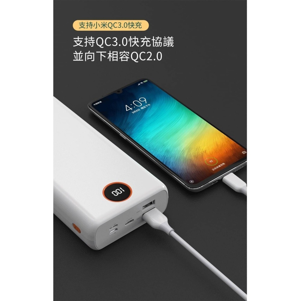 HANG PD4行動電源 40000mAh 標示WH BSMI 認證 三輸出三輸入 LED電量顯示 充電寶-細節圖6