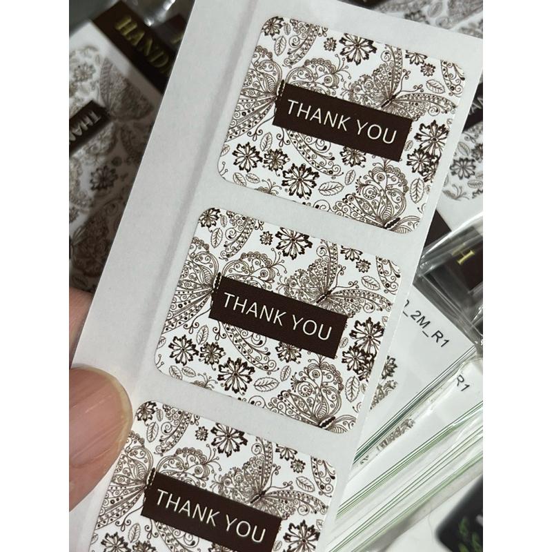 現貨｜感謝THANK YOU貼紙｜25X30mm｜合成防水｜封口貼紙 包裝封口 禮物貼紙 手工製作 文創商品-細節圖3