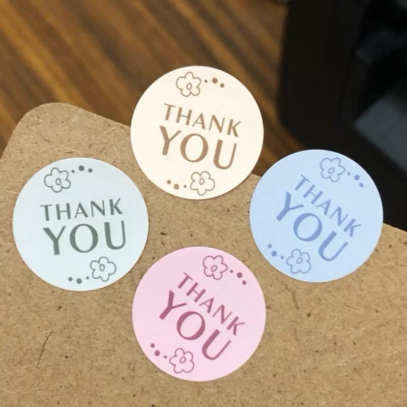 現貨｜FOR YOU/handmade/thankyou貼紙｜圓型20mm｜合成防水｜包裝用品 DIY 手工皂 禮物-細節圖5