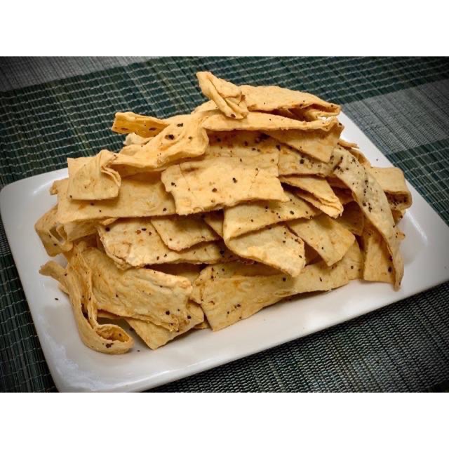 Emily澎湖名產直送🚚 魷捲片 黑胡椒魷捲片 麻辣魷捲片 海苔魷捲片 鮭魚魷捲片 100g 切片 切條-細節圖6