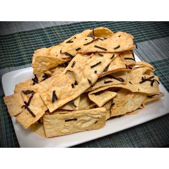 Emily澎湖名產直送🚚 魷捲片 黑胡椒魷捲片 麻辣魷捲片 海苔魷捲片 鮭魚魷捲片 100g 切片 切條-細節圖7