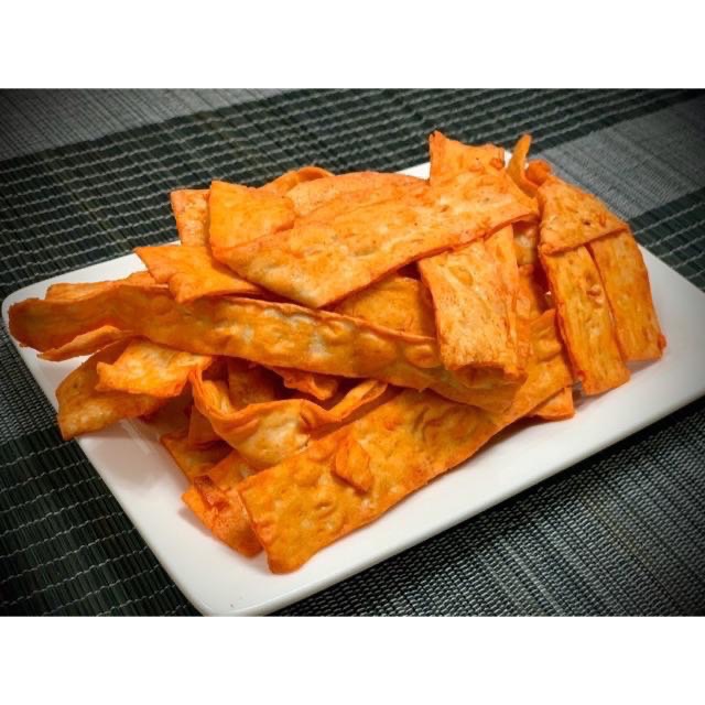 Emily澎湖名產直送🚚 魷捲片 黑胡椒魷捲片 麻辣魷捲片 海苔魷捲片 鮭魚魷捲片 100g 切片 切條-細節圖8