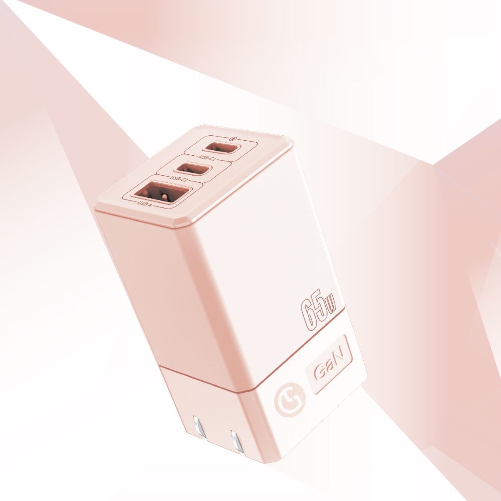 65W氮化鎵GaN 3孔 快充充電頭-規格圖1