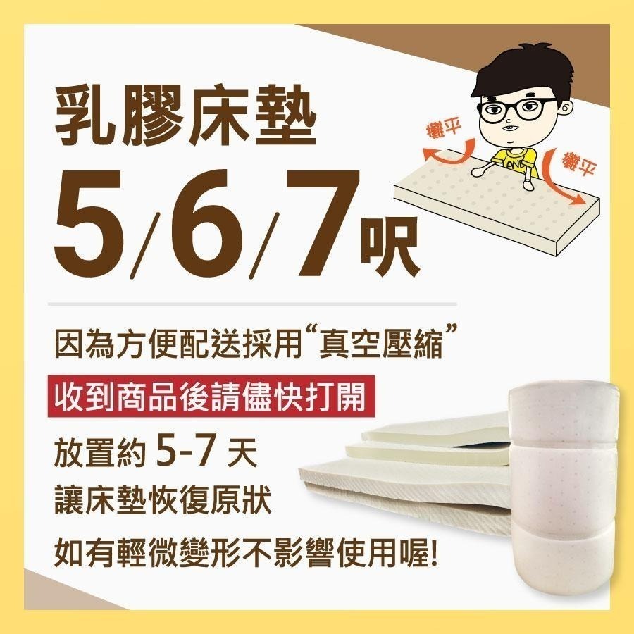 【安迪寢具】天然乳膠床墊 乳膠床墊 10cm 一體成形床墊 雙人乳膠床墊 抗菌床墊 乳膠床墊單人 宿舍床墊-細節圖9