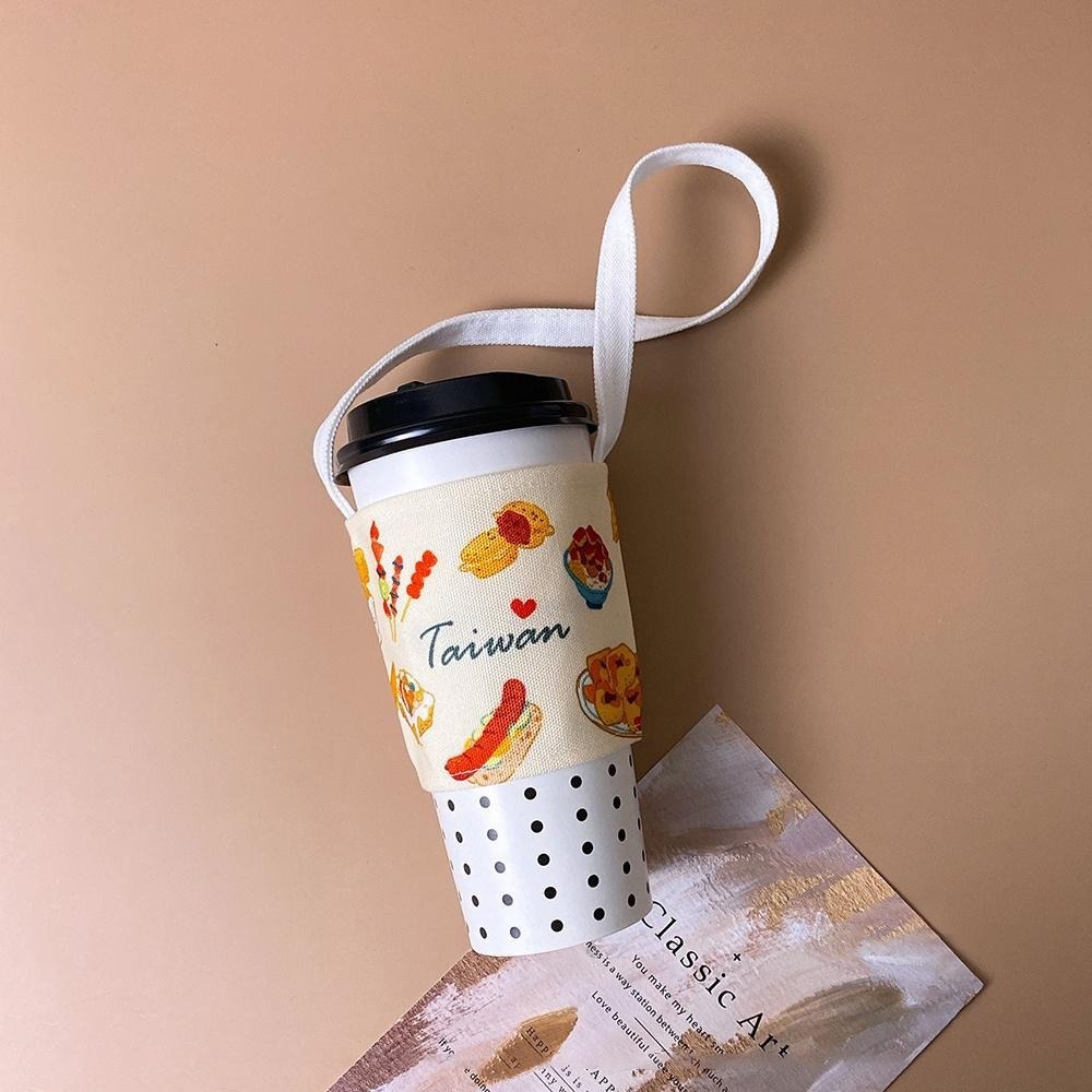 【安迪寢具】我愛台灣 買菜袋 復古茄芷 購物袋 台灣夜市小吃 大同電鍋 飲料提袋 杯套杯袋 環保杯套 企業禮品 活動派-細節圖7