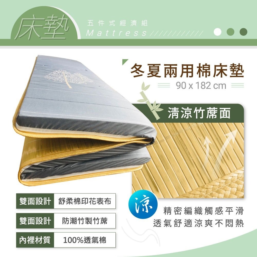 【安迪寢具】台灣製現貨開學季 大學 外宿族 床墊組 舒適經濟組  彈簧床 乳膠床墊 床墊 枕頭 棉被 被套 現貨供應-細節圖5