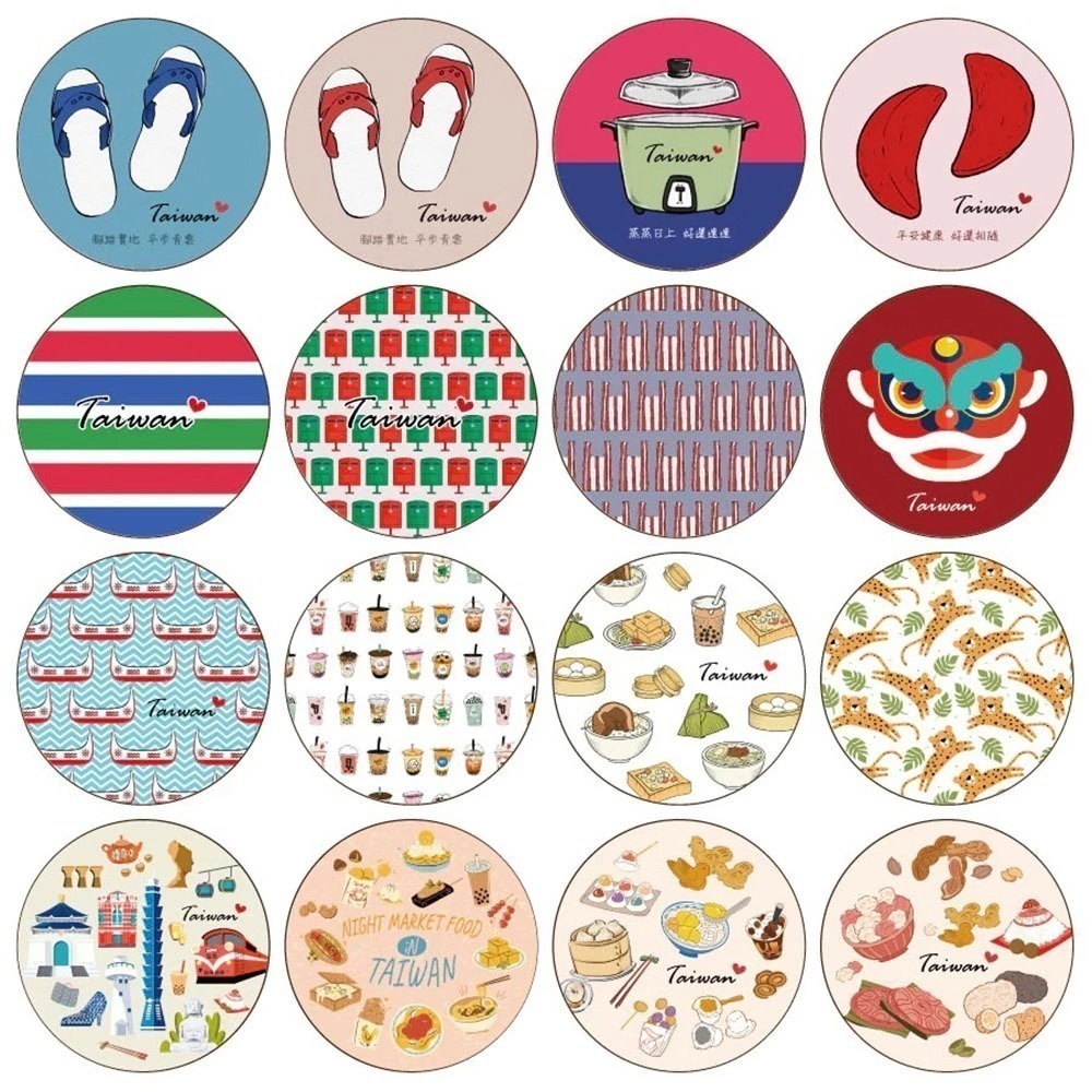 【安迪寢具】台灣特色 吸水杯墊 矽藻土杯墊 觀光禮品 台灣小吃 珍珠奶茶 買菜袋 交換禮物 抽獎 尾牙 畢業禮 禮品-細節圖3