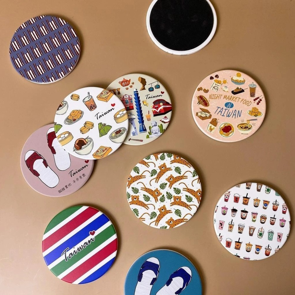 【安迪寢具】台灣特色 吸水杯墊 矽藻土杯墊 觀光禮品 台灣小吃 珍珠奶茶 買菜袋 交換禮物 抽獎 尾牙 畢業禮 禮品-細節圖7