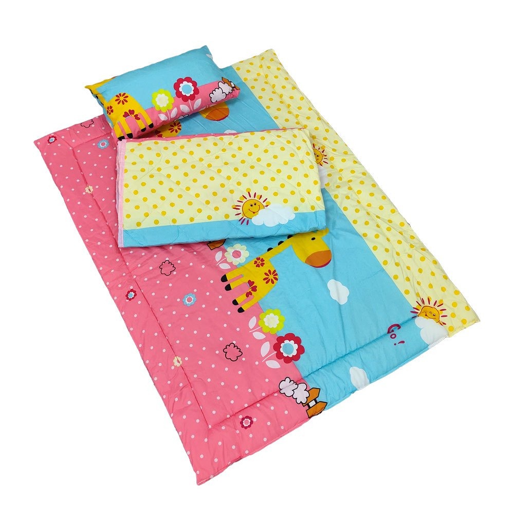 【安迪寢具】台灣製兒童睡墊三件組 枕頭 涼被 睡墊 幼兒園 幼稚園 兒童睡墊 兒童睡袋 兒童涼被 嬰幼童寢具-細節圖2