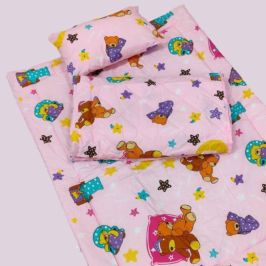 【安迪寢具】台灣製兒童睡墊三件組 枕頭 涼被 睡墊 幼兒園 幼稚園 兒童睡墊 兒童睡袋 兒童涼被 嬰幼童寢具-規格圖9