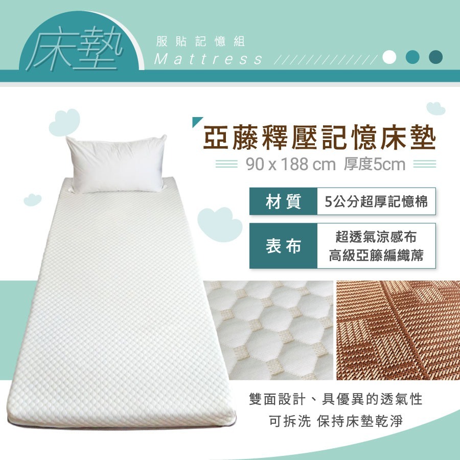 【安迪寢具】台灣製現貨開學季 大學 外宿族 床墊組 服貼記憶組 彈簧床 乳膠床墊 床墊 枕頭 棉被 被套 現貨供應-細節圖5