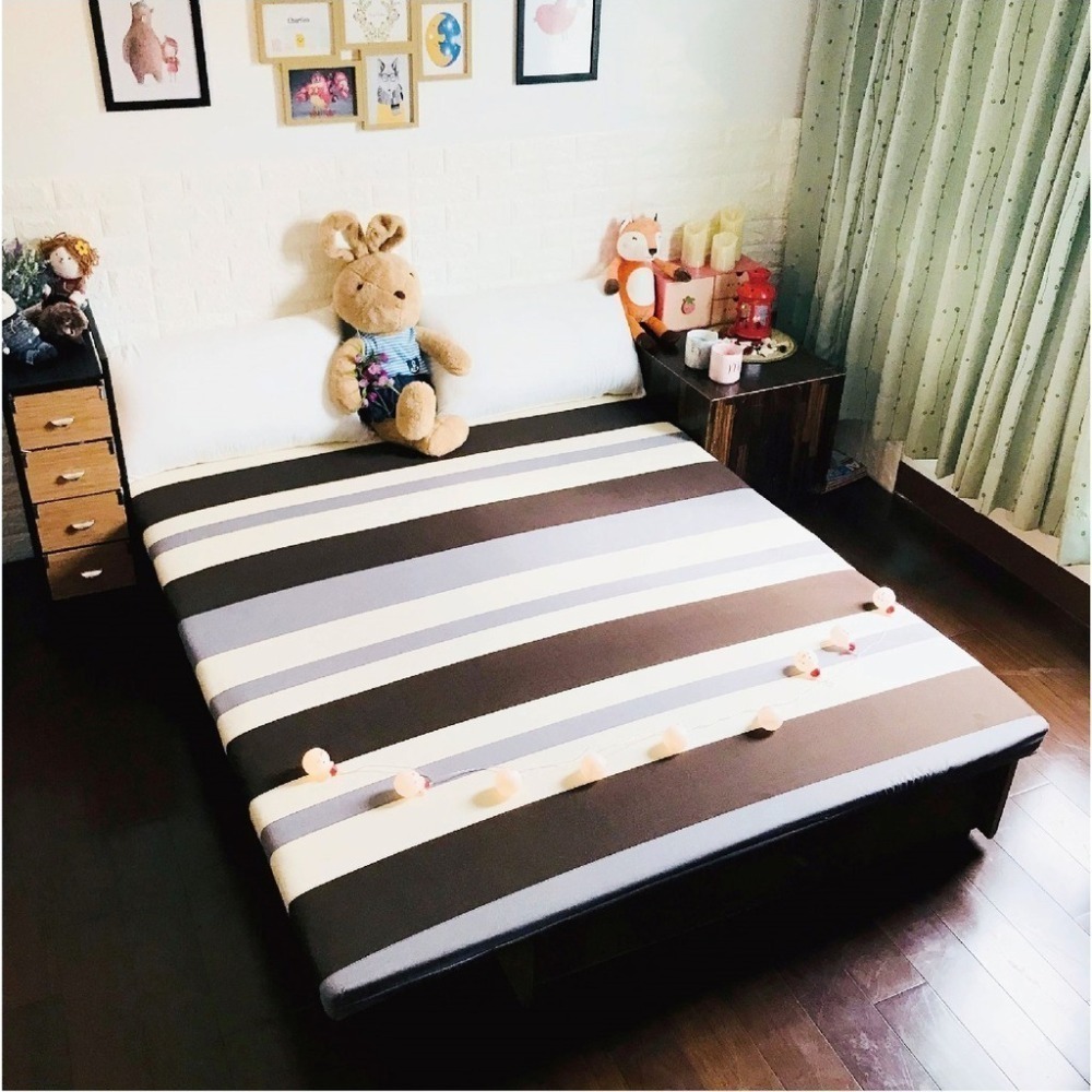 安迪寢具【亞藤折疊床墊】單人3尺床墊 雙人床 加大床墊 涼墊 折疊床墊 椰子床墊 露營床墊 親膚不夾頭髮 涼感床墊-規格圖11