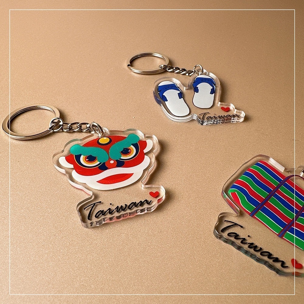 安迪寢具【台灣特色鑰匙圈】台灣 紀念品 鑰匙圈 吊飾 珍奶 珍珠奶茶 101 觀光禮品 台灣禮品 紀念禮物 出國禮物-細節圖5