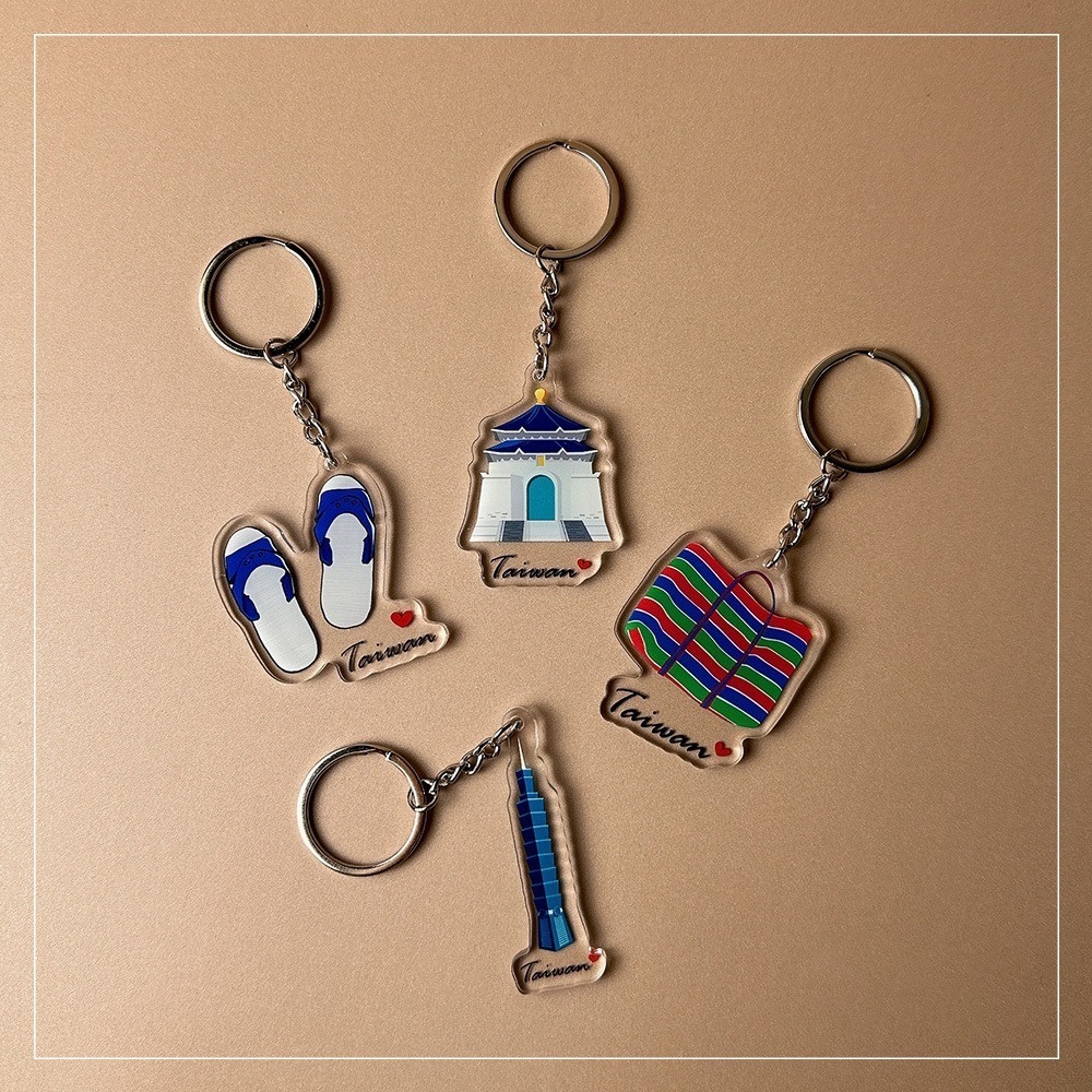安迪寢具【台灣特色鑰匙圈】台灣 紀念品 鑰匙圈 吊飾 珍奶 珍珠奶茶 101 觀光禮品 台灣禮品 紀念禮物 出國禮物-細節圖6