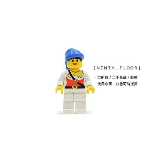 【Ninth Floor】LEGO Pirate 6285 6286 樂高 海盜 藍頭巾 女 水手 船員 [pi056]