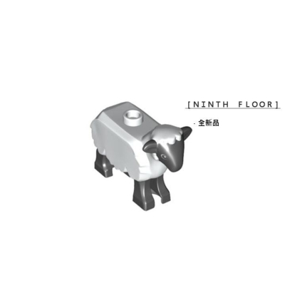 【Ninth Floor】LEGO 10775 樂高 White 白色 綿羊 瓦萊黑鼻羊 [74188pb01]