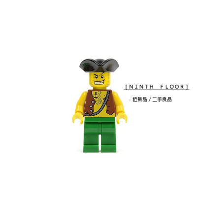【Ninth Floor】LEGO Pirate 6240 樂高 海盜系列 三角帽 水手 船員 [pi097]