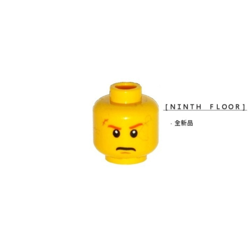 【Ninth Floor】LEGO 70172 70170 樂高 超級任務 黃色 認真 臉 頭 3626cpb1328