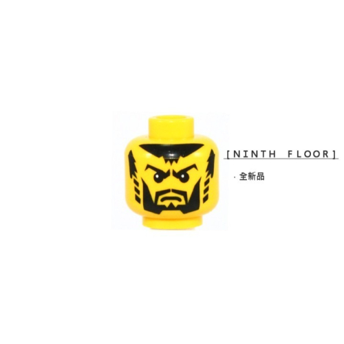 【Ninth Floor】LEGO Castle 樂高 城堡 黃色 黑蠍 蠍國 鬍子 臉 頭 [3626bpb0217]