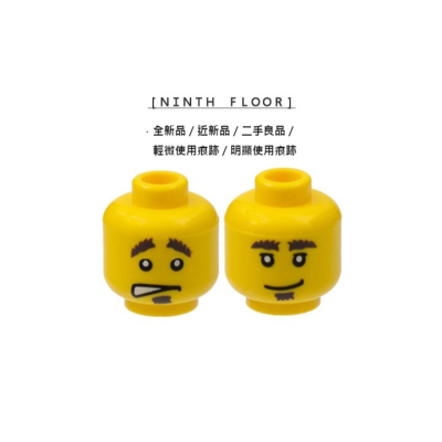 【Ninth Floor】LEGO 10223 7187 樂高 紅獅 獅國 騎士 士兵 臉 頭 3626bpb0363
