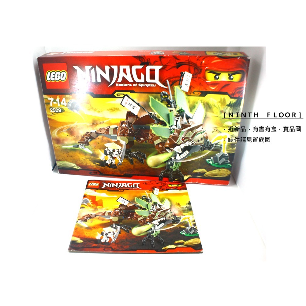 【Ninth Floor】LEGO Ninjago 2509 樂高 旋風忍者 地龍防衛 金龍 黑龍 阿剛 Cole DX-細節圖4