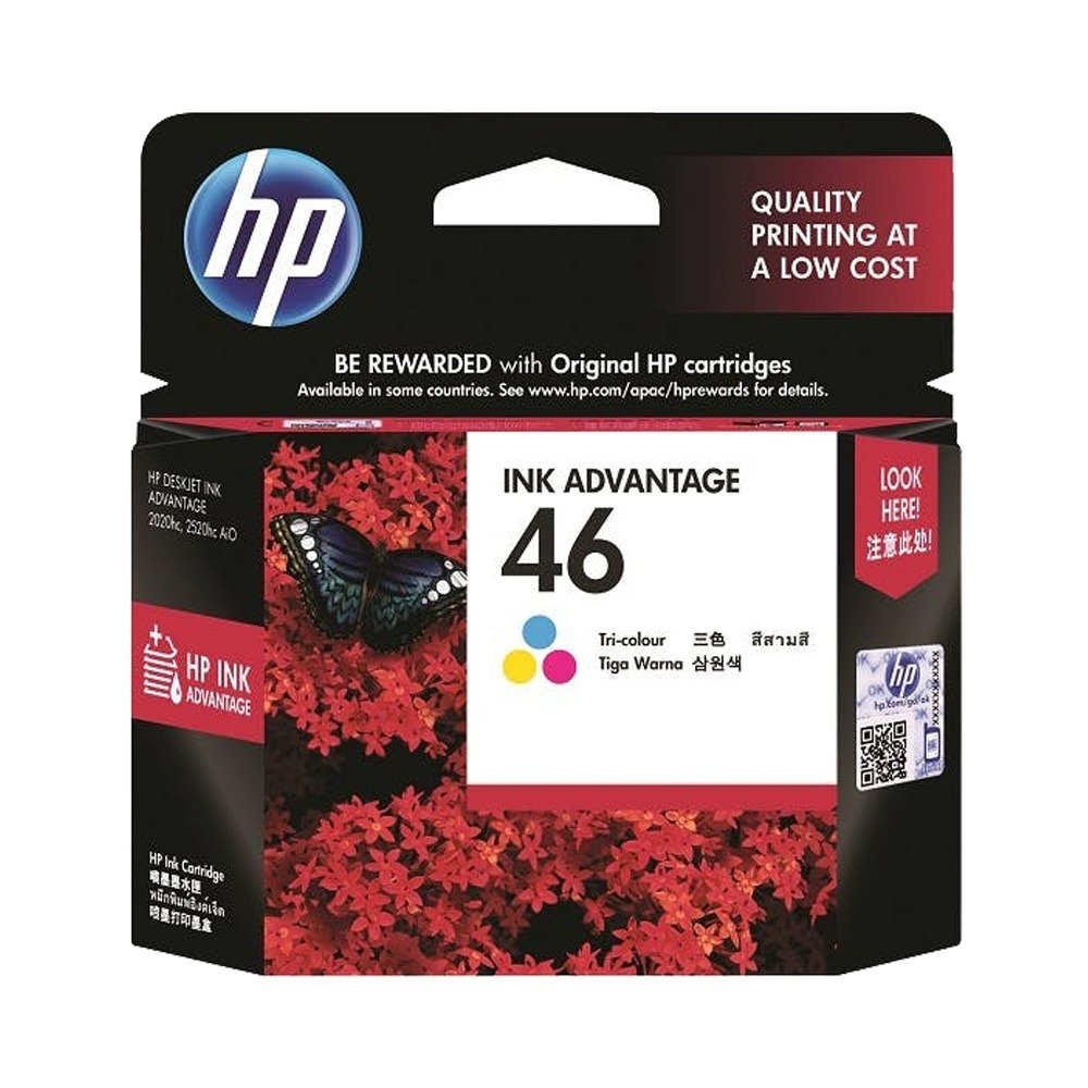 加碼送7-11咖啡券★HP惠普-原廠墨水匣46/CZ637AA/CZ638AA(適用2029/4729)-規格圖1