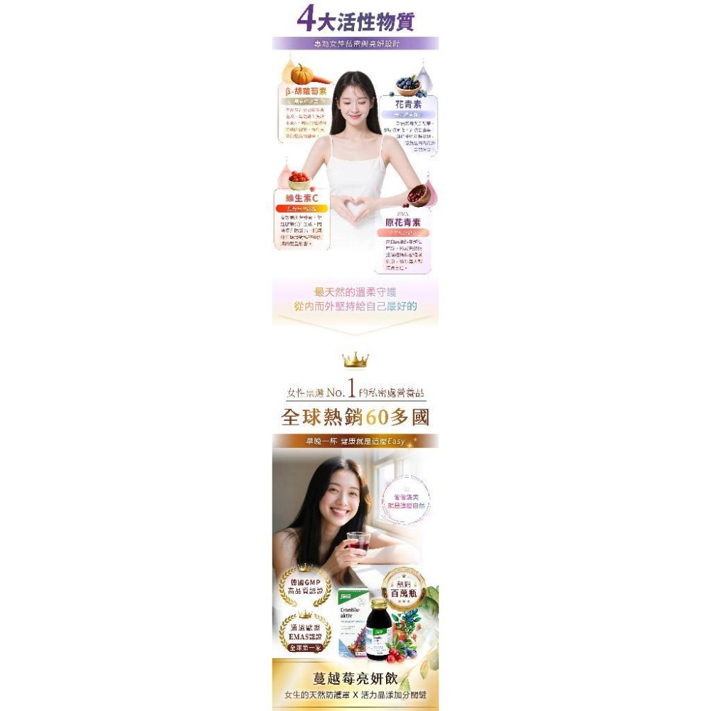 原花青素守住私密健康~蔓越莓亮妍飲_含藍莓私密配方_5瓶超值優惠6750~Salus百年品牌德國原裝進口，提升日常防護-細節圖7