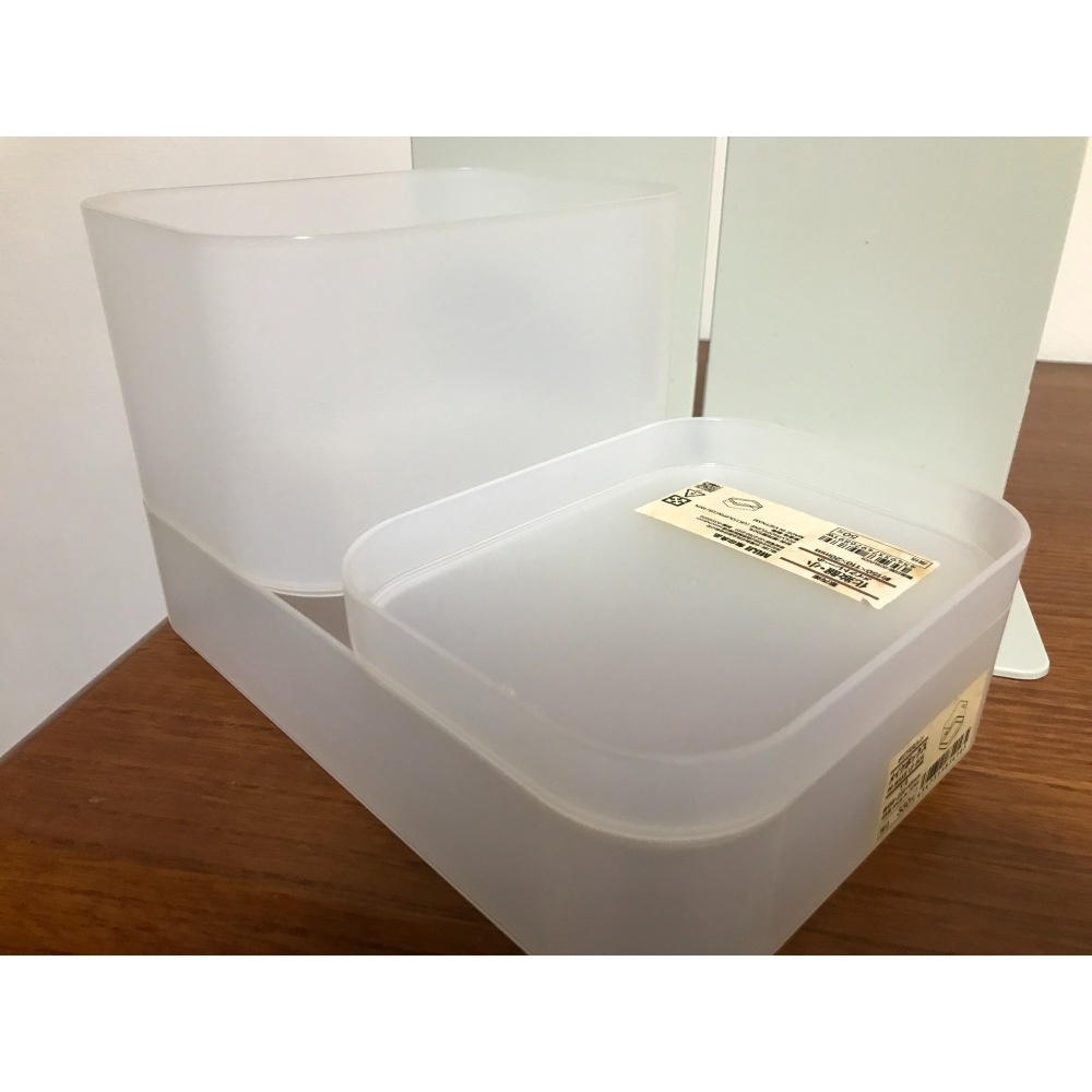 MUJI｜無印良品｜聚丙烯化妝盤·小｜聚丙烯化妝盒1/2橫型｜聚丙烯化妝盒1/4-細節圖3