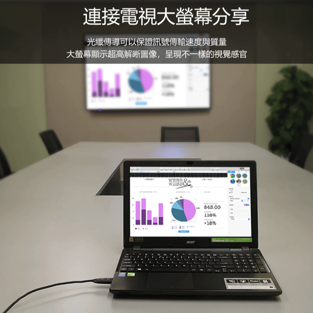 FIBBR 菲伯爾 Ultra Pro｜光纖 HDMI 線｜穩定無干擾【1 公尺】-細節圖3