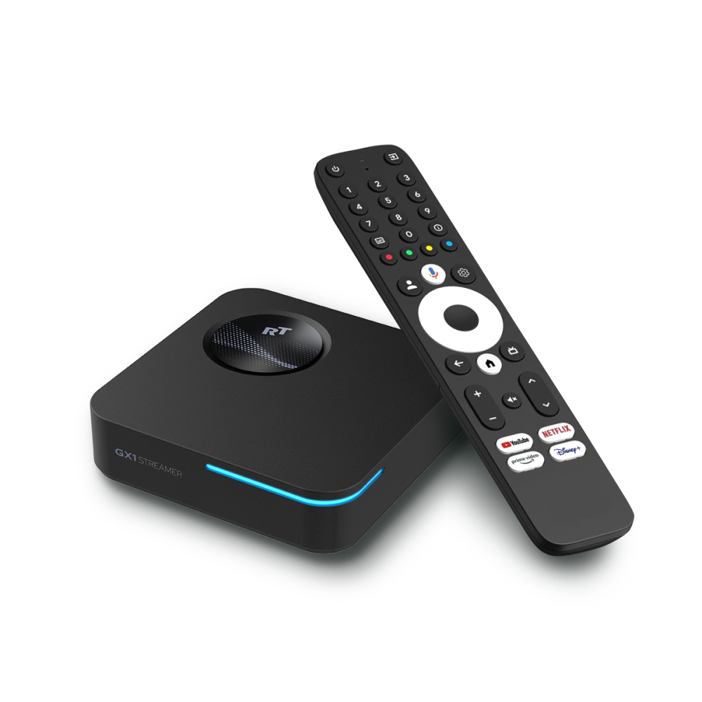 RockTek GX1 | 4K串流電視盒 | Ai智能升頻技術 | Google TV™-細節圖2