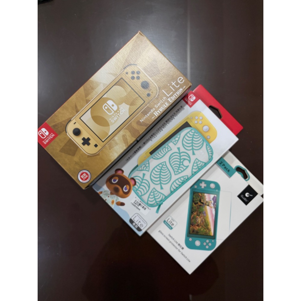 Nintendo 任天堂 Switch Lite 主機 海拉魯特仕版 台灣公司貨 二手近全新 保固內-細節圖6