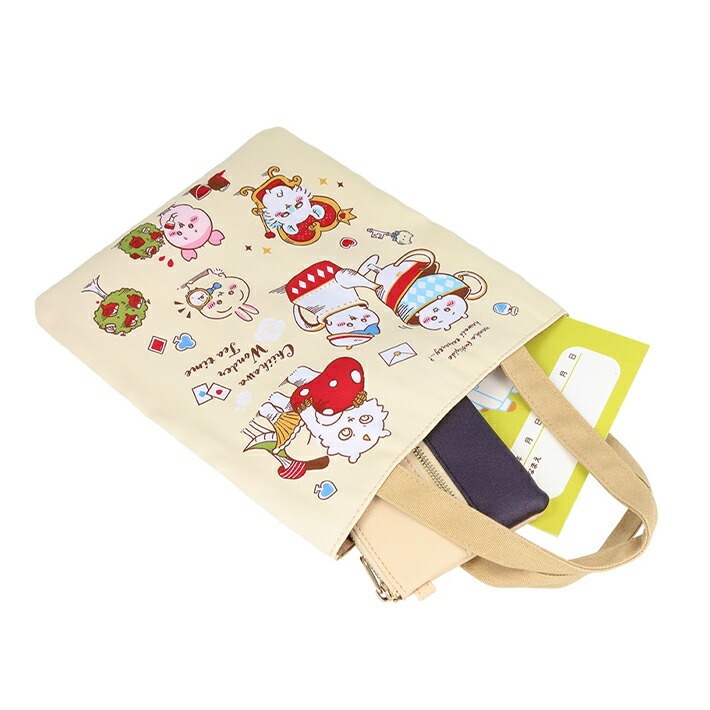 ⭐️魔境夢遊⭐️吉伊卡哇 chiikawa 愛麗絲下午茶系列 手提包 收納包 磁吸木製掛勾 烏薩奇-細節圖6