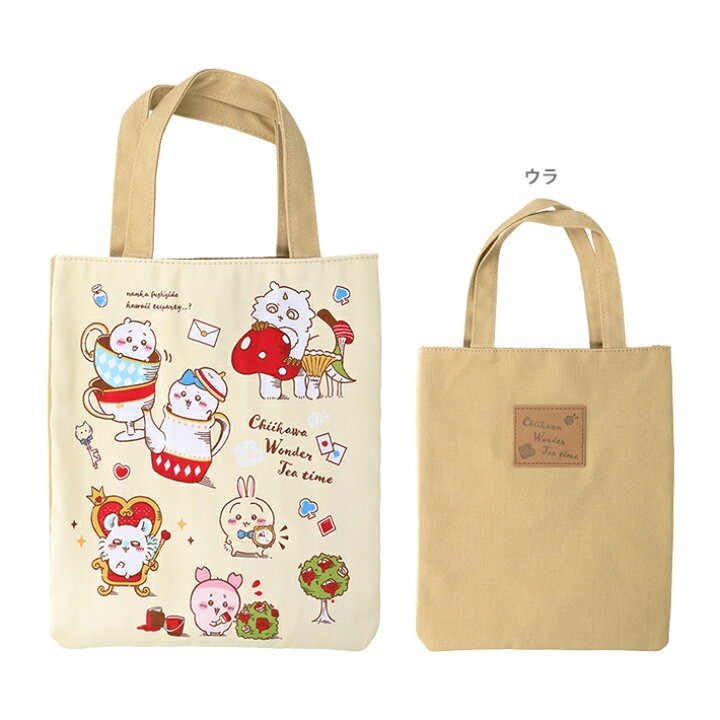 ⭐️魔境夢遊⭐️吉伊卡哇 chiikawa 愛麗絲下午茶系列 手提包 收納包 磁吸木製掛勾 烏薩奇-規格圖11