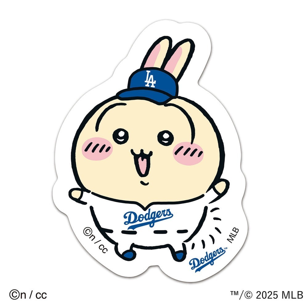 ⭐️魔境夢遊⭐️日本預購 吉伊卡哇 x MLB聯名款吊飾 貼紙-規格圖5