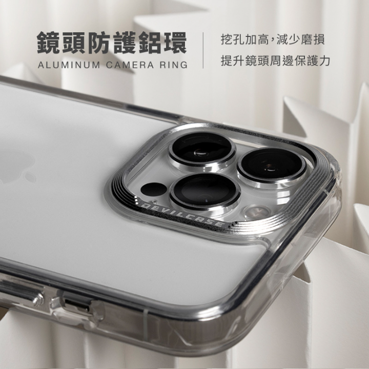 Devilcase i14/14 Pro/14 Pro Max 惡魔防摔殼 標準版 透彩框 惡魔手機殼 iPhone-細節圖3
