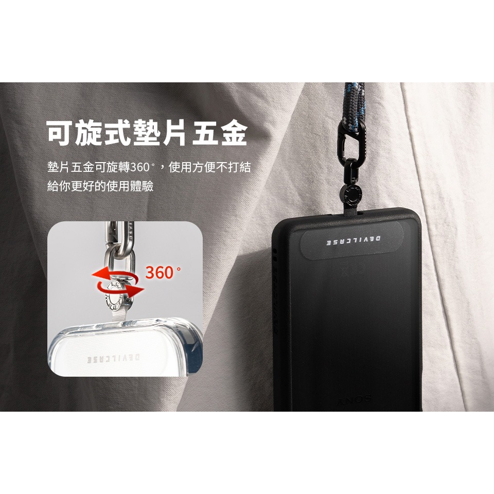Devilcase 360°可旋式墊片 手機殼墊片 掛繩墊片 掛繩片 完美貼合手機殼 適用市面上全包類殼種-細節圖6