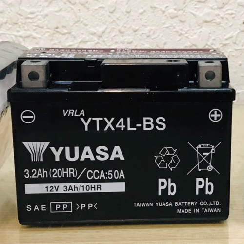 湯淺電池 4號電池 YTX4L-BS 機車用電池