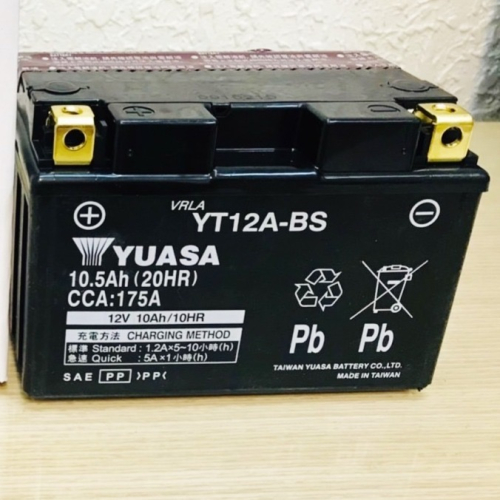 湯淺電池 12號電池 YT12A-BS 機車用電池
