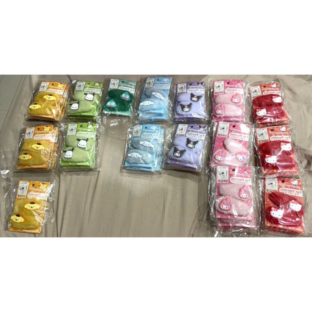 [ココ購]🔥現貨🇯🇵三麗鷗系列 毛茸茸可愛髮夾-細節圖4