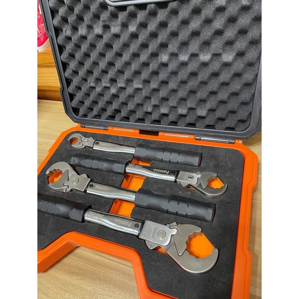 二手Panrico百利世4PCS棘輪扭力扳手FM8500-A24新冷媒R410A/R32適用+LaBear冷氣24NM-細節圖2