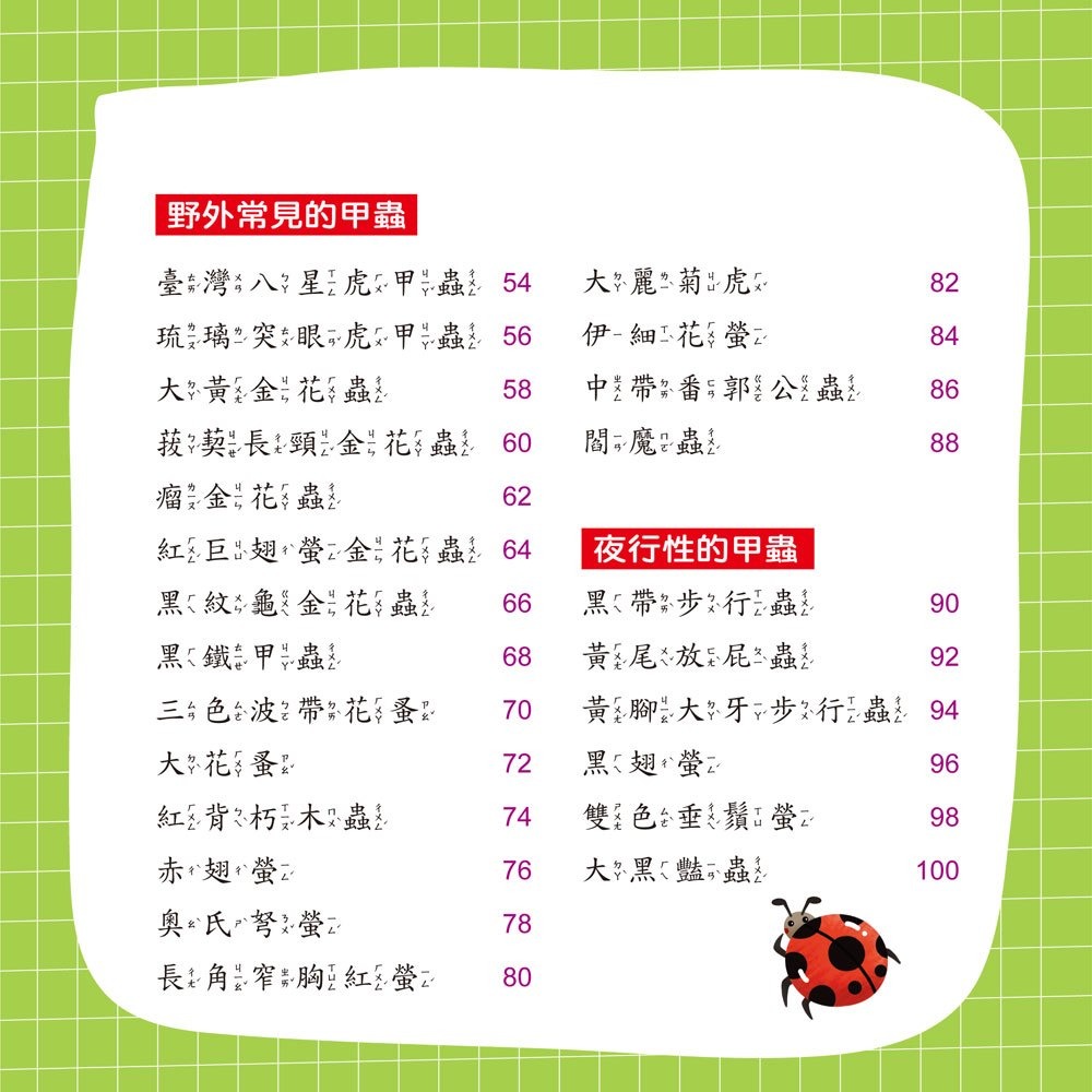 💛全新現貨💛《幼福》甲蟲小百科💖小小孩💖-細節圖3